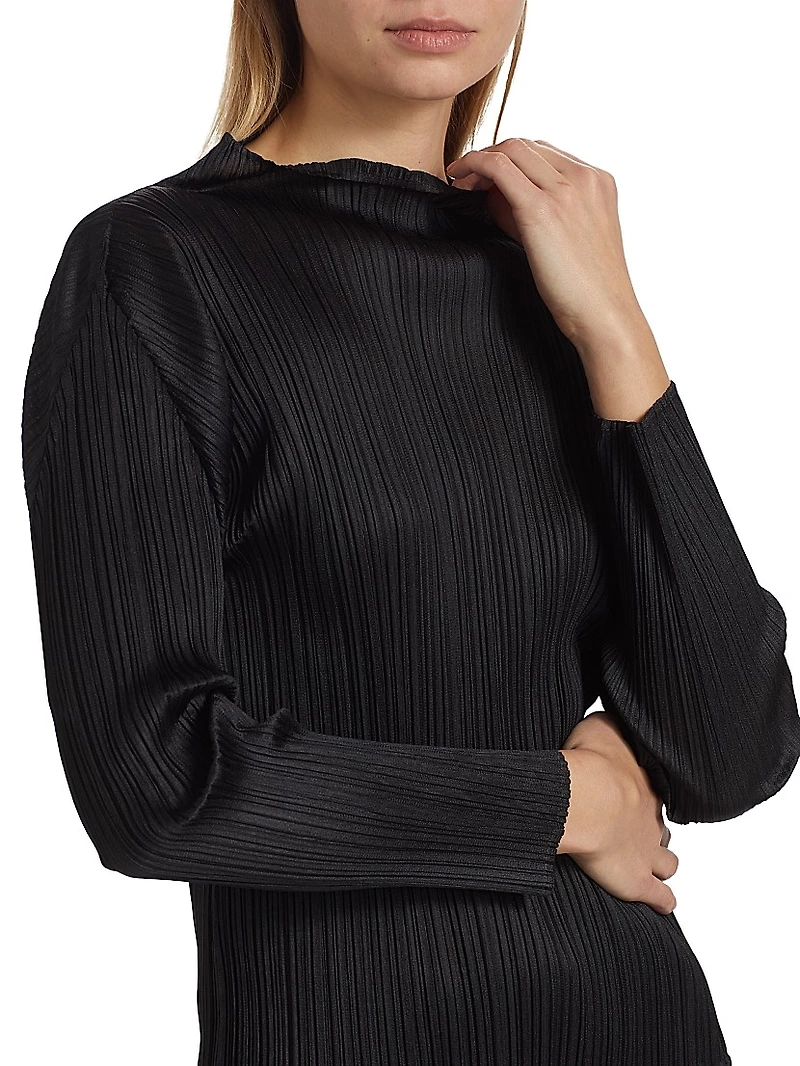 Basics Plissé Blouse