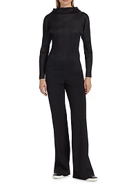 Basics Plissé Blouse