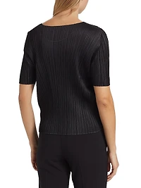 Basics Plissé T-Shirt