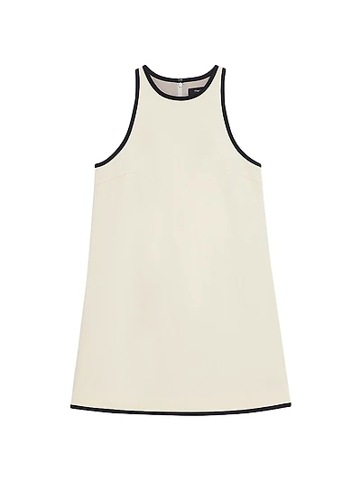 Cotton-Blend Shift Dress