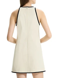 Cotton-Blend Shift Dress