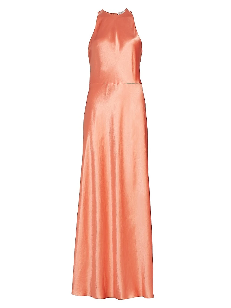 Lean Satin Maxi Dress