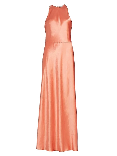 Lean Satin Maxi Dress