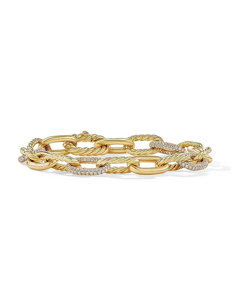 DY Madison Chain Bracelet 18K Yellow Gold