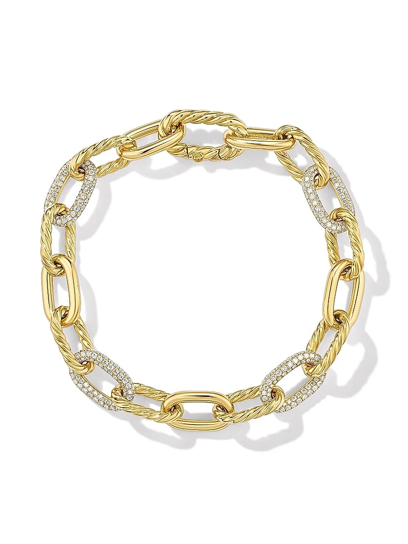 DY Madison Chain Bracelet 18K Yellow Gold