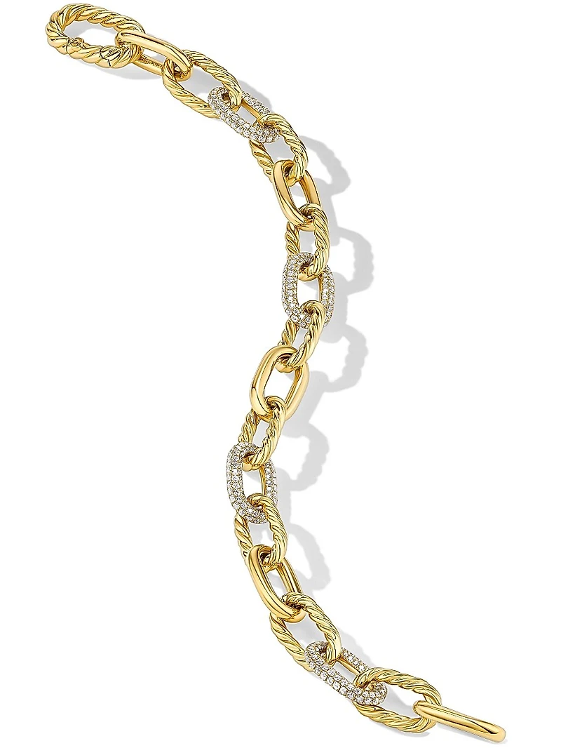 DY Madison Chain Bracelet 18K Yellow Gold