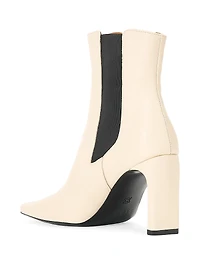 Wally 90MM Leather Ankle Boots