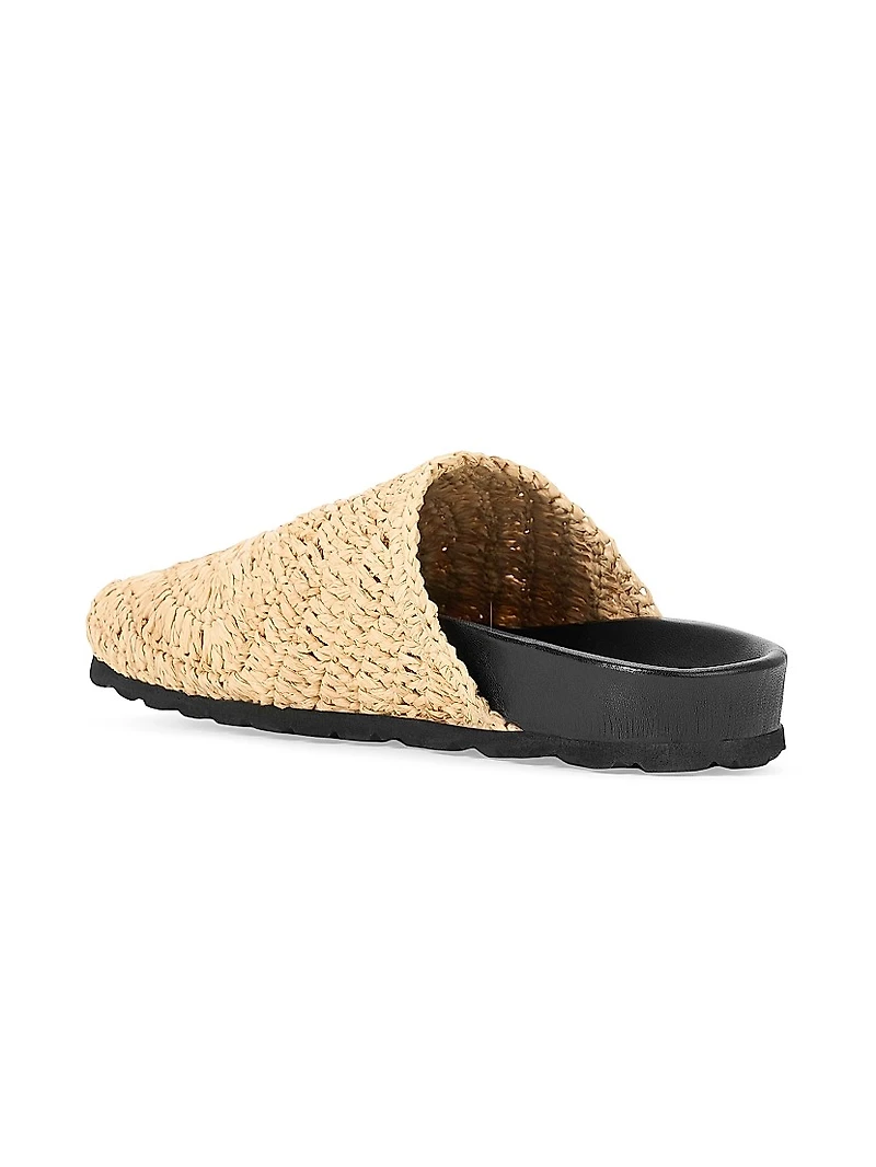 Dia Raffia Mules