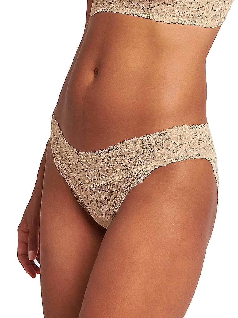 Stretch Lace Brief Set