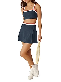 Space-Dye Sea You There Wrap Skort