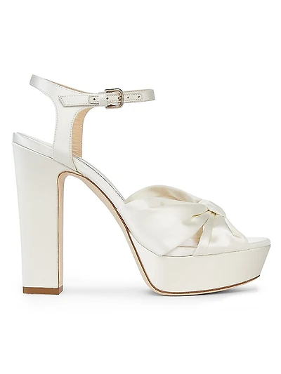 Heloise 120MM Satin Platform Sandals