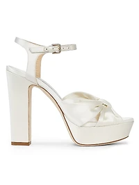 Heloise 120MM Satin Platform Sandals