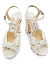 Heloise 120MM Satin Platform Sandals