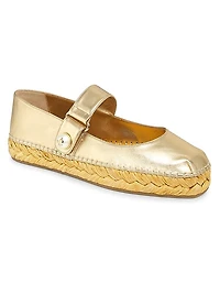 Fayence Pearl-Embellished Espadrilles