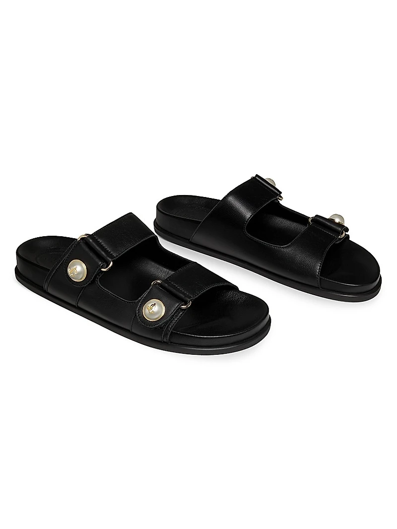 Fayence Pearl-Embellished Flats