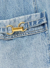 Sleeveless Denim Minidress