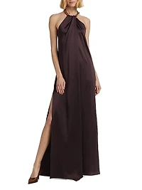 Chain Halterneck Gown