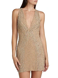 Crystal Embellished Minidress