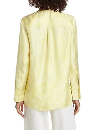 Iconic Feather Silk Top