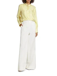 Iconic Feather Silk Top