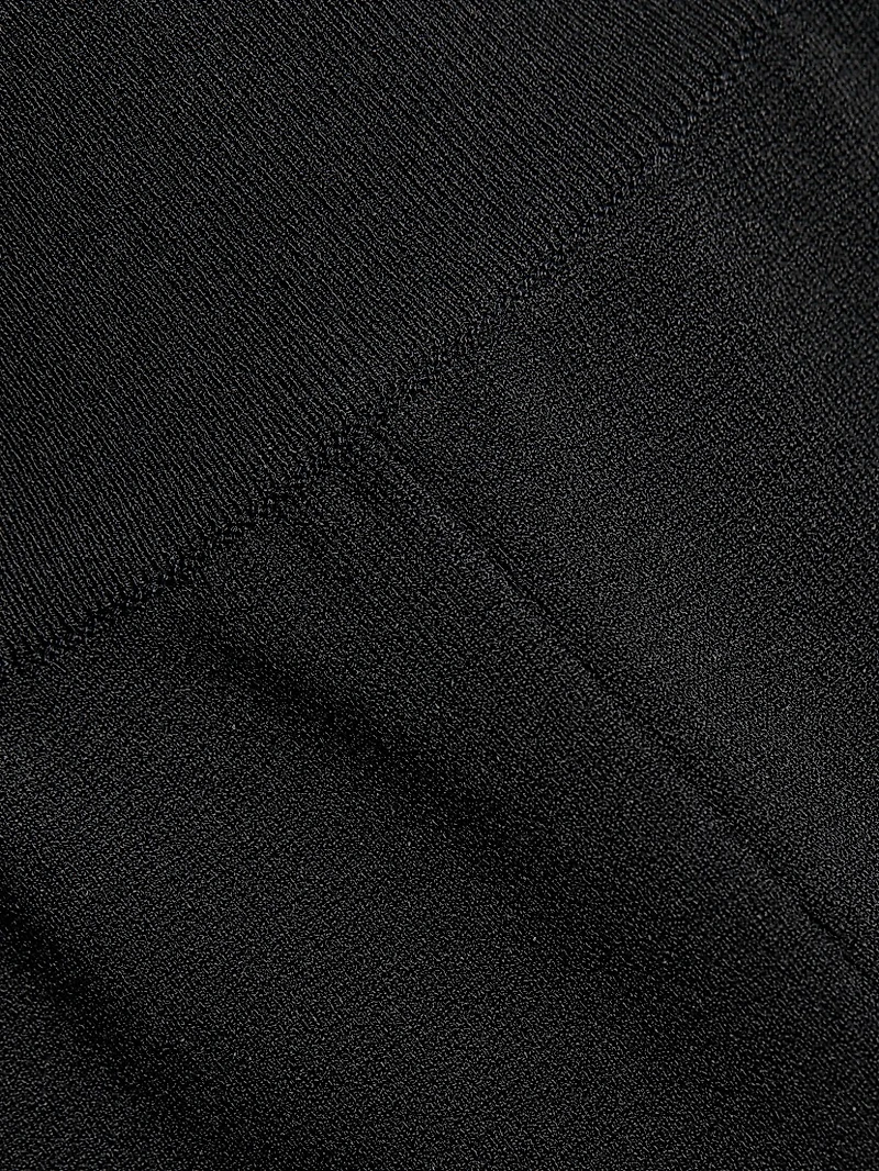 Compact Knit Kick-Flare Pants