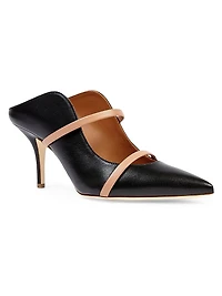 Maureen 70MM Leather Mules