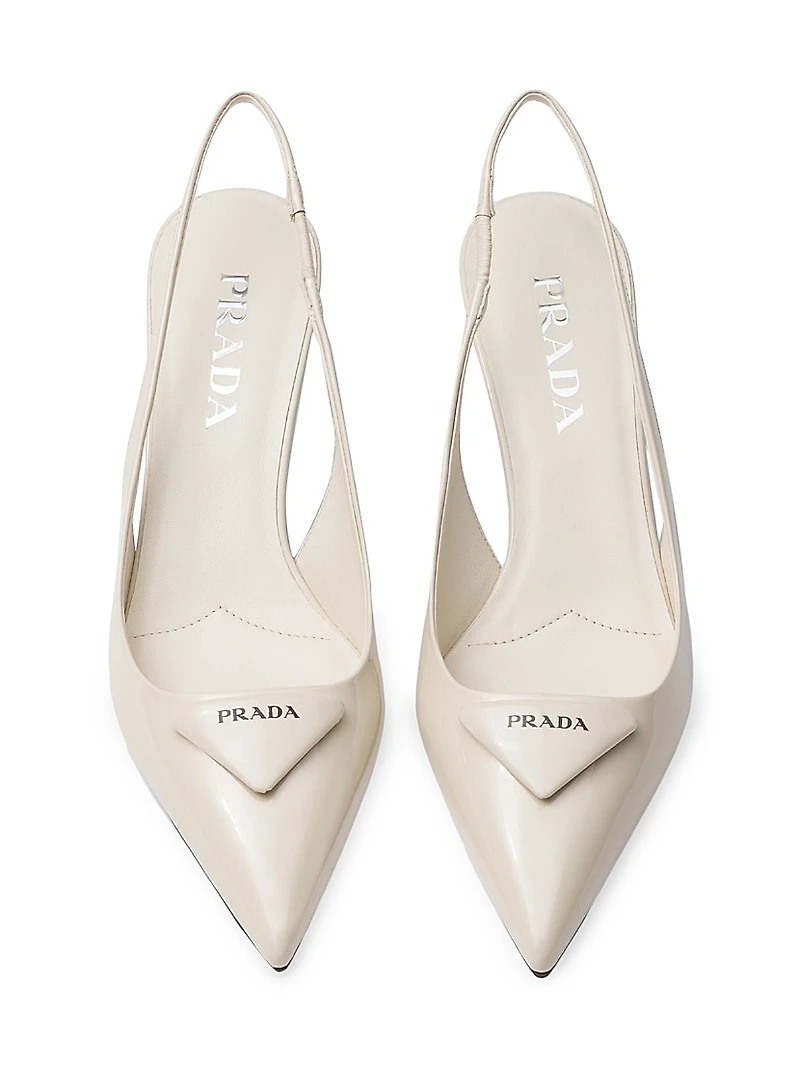 Patent Leather 55MM Slingback Pumps