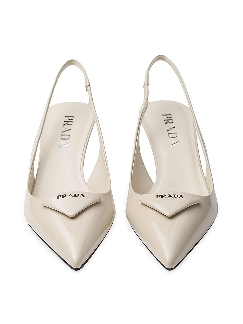 Patent Leather 55MM Slingback Pumps