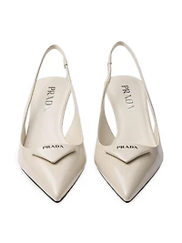 Patent Leather 55MM Slingback Pumps