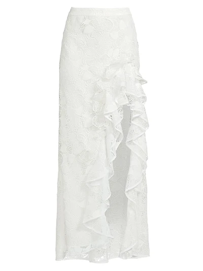 Bari Floral Lace Maxi Skirt