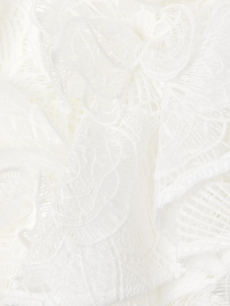 Bari Floral Lace Maxi Skirt