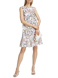 Daniela Floral Eyelet Shift Dress