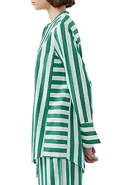 Josephina Stripe Cotton Voile Shirt