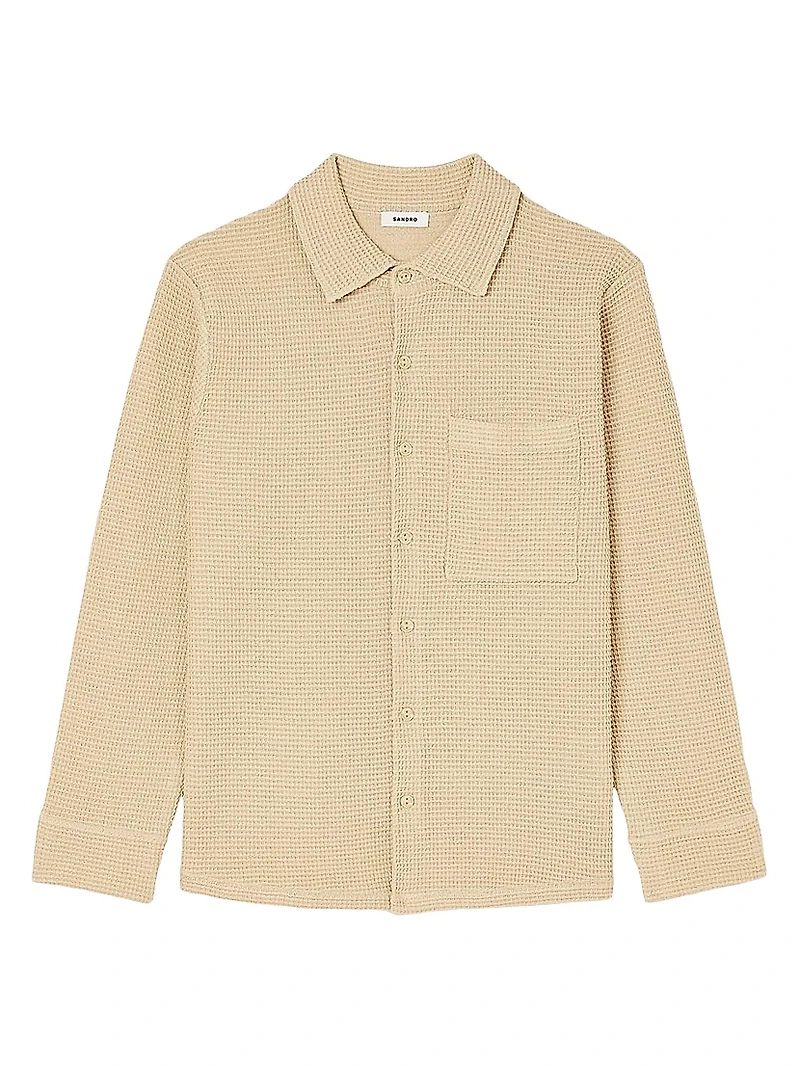 Oversized Knit Shirt