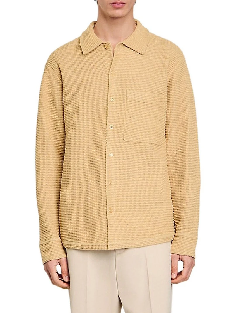 Oversized Knit Shirt