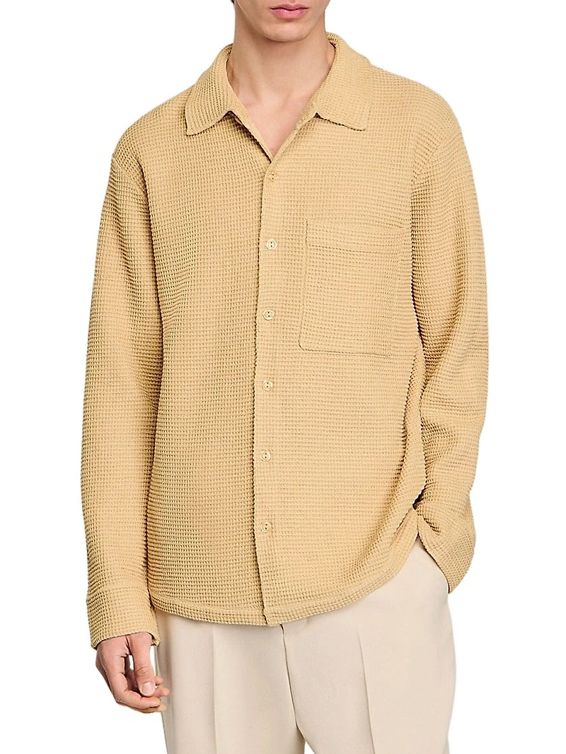 Oversized Knit Shirt