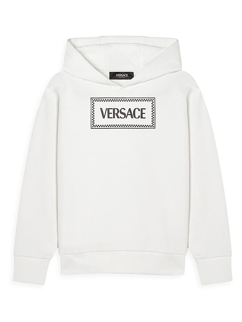 Little Boy's & Block Logo Fleece Sweatshirt