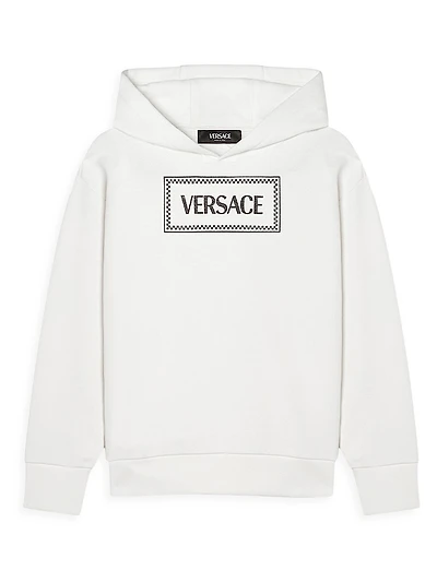 Little Boy's & Block Logo Fleece Sweatshirt