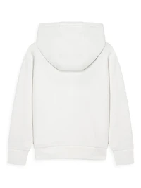 Little Boy's & Block Logo Fleece Sweatshirt