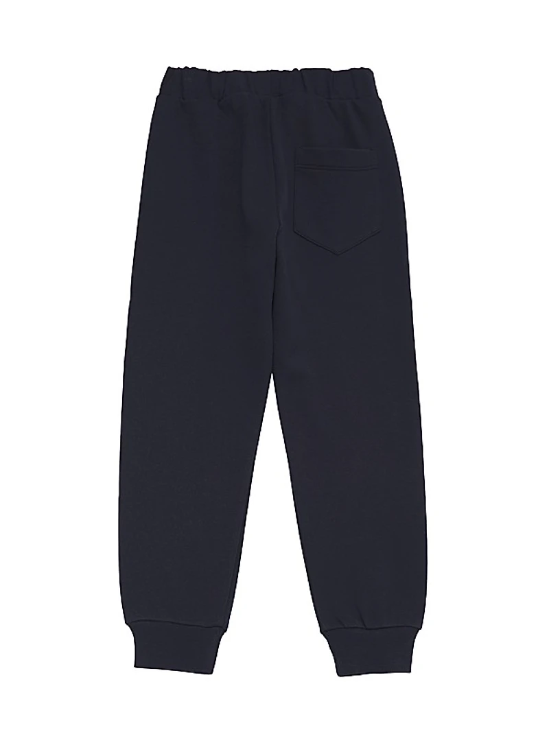 Little Boy's & Boy's Logo Joggers