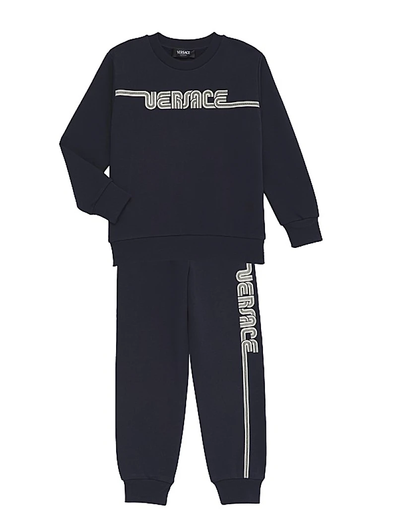 Little Boy's & Boy's Logo Joggers