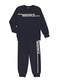 Little Boy's & Boy's Logo Joggers