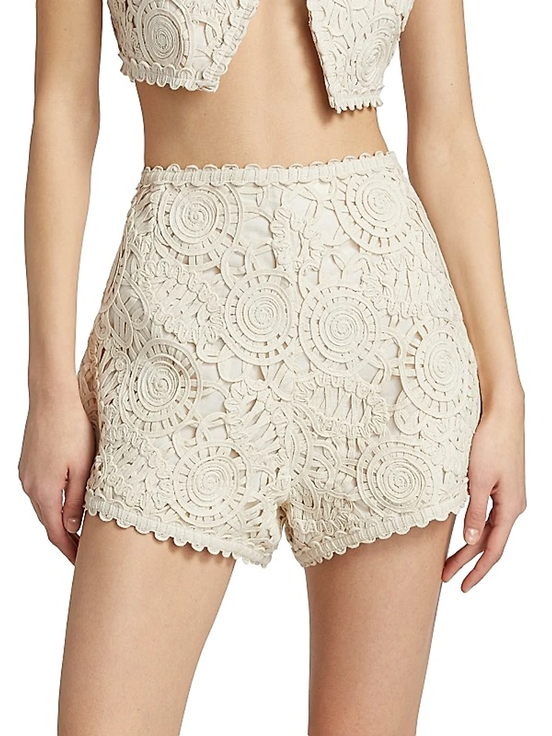 Tammy Textured Mini Shorts
