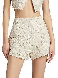 Tammy Textured Mini Shorts
