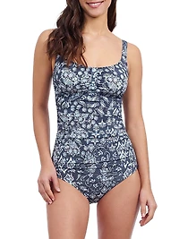 Flores Paisley Tankini Top