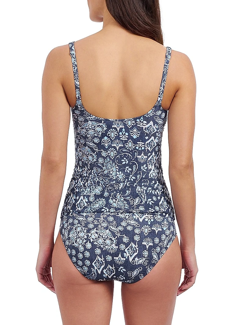 Flores Paisley Tankini Top