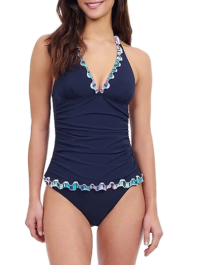 Hamony Ruched Tankini Top