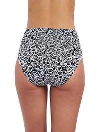 Plumeria Floral Bikini Bottom