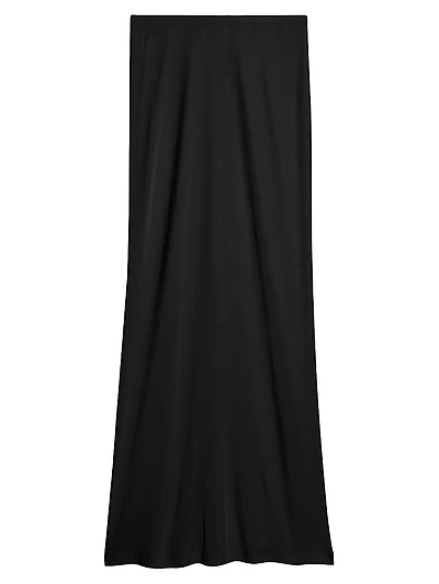 Fluid Jersey Maxi Skirt