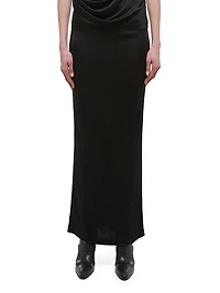 Fluid Jersey Maxi Skirt